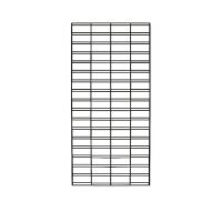 Slatesh Grid Panel 1500mm x 600mm - Chrome