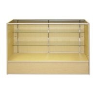 Timber & Glass Counter Showcase 1530mm - Maple