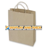Small Brown Paper Carry Bag - 100pk