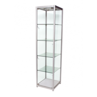 Tower Glass Display Showcase 500mm x 500mm x 1980mm - As KIT Forrm