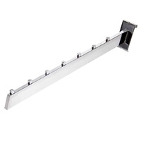 Gridmesh 7 Cube Sloping Arm 400mm Bracket - Chrome