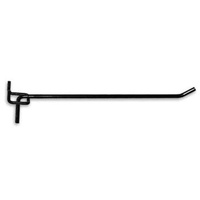 Pegboard Hook 100mm Light Duty - Black