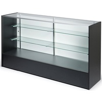 Timber & Glass Counter Showcase 1830mm - Black