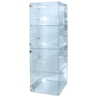 Glass Display Tower Showcase - 4 Cube