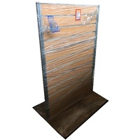 T Slatwall Panel Gondola Unit 600mm - Beech