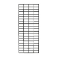 Slat Mesh Panel 1800mm x 600mm - Black