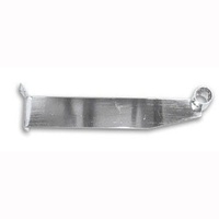 Slatwall 300mm Hang Rail Bracket - Chrome 