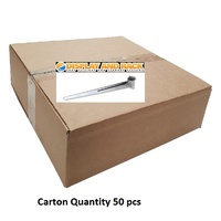 50 x Slatpanel 350mm Shelf Brackets – Chrome BULK