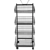 4 Basket Stand - Black