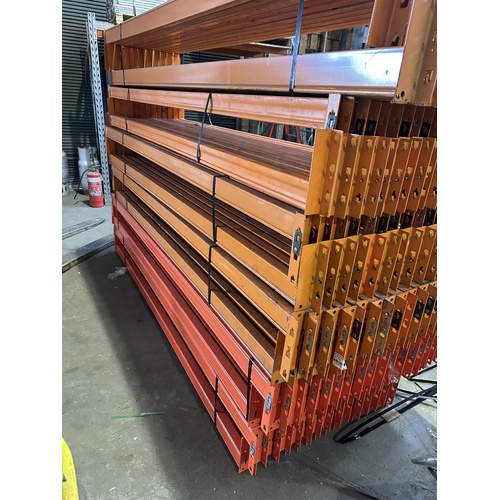 Dexion Compatible Pallet Racking Boxed Beam 2743mm L x 80mm H - USED