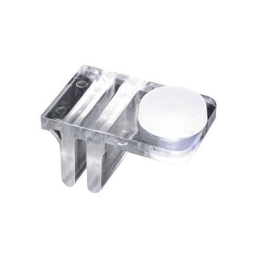 Shelf Rest Support End Clip Single Sided Plastic 