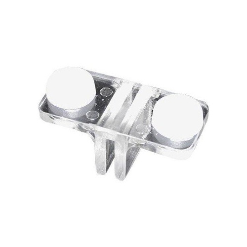 Shelf Rest Support End Clip Double Sided Plastic 